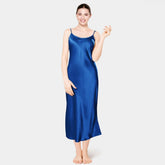 Women's Long Silk Nightgown 100% Maxi Silk Slip Dress